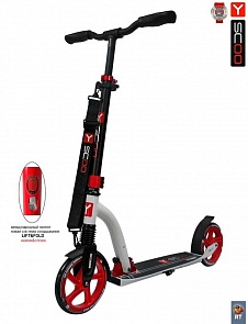 Самокат RT Monterey 205 с 2 амортизаторами, red (Y-SCOO, 4893RT)